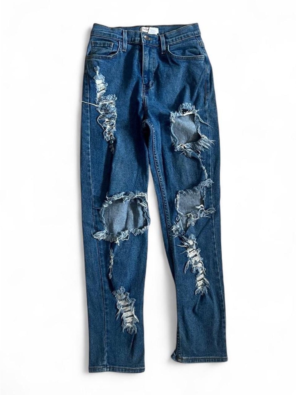 Vibrant miu high waist Distressed Jeans Size 5 26